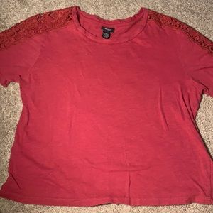 Maroon top from Rue21